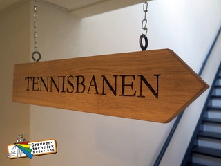 Houten bewegwijzeringborden